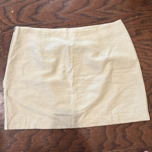 H&M NWT linen blend mini skirt, size 10 - Picture 5 of 7